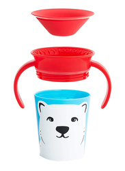 Munchkin Polar Bear Miracle 360 Degree Wildlove Trainer Cup, 6oz, Multicolour